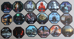 Lot De 18 Jetons STAR WARS Collection LECLERC DARK VADOR Skywalker - Star Wars