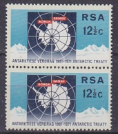 South Africa 1971 Antarctic Treaty 1v (pair)  ** Mnh (29588A) - Ongebruikt