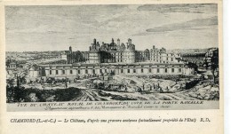 CPA 41 CHAMBORD LE CHATEAU D APRES UNE GRAVURE ANCIENNE - Chambord