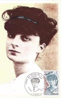 FRANCE Carte Maximum Yvert N° 1898 Anna De NOAILLES écrivain    Obl 1er J Illustrée - Other & Unclassified