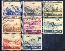 SVIZZERA PA 1941 Serie N. A27-A34 Usati Catalogo € 30 - Usati