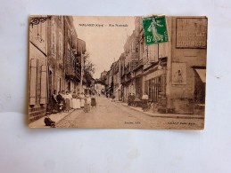 Carte Postale Ancienne : NOGARO : Rue Nationale, Animé - Nogaro