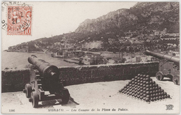 Les Canons De La Place Du Palais - The Guns On Palace Square - Monaco - Year 1921 - Kathedrale Notre-Dame-Immaculée