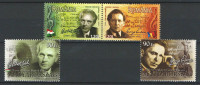 Hungary + Romania 2006. Composers,  Joint Issue Set In Pairs ! MNH (**) - Unused Stamps