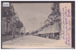 LAUSANNE - BOULEVARD DE GRANCY - B ( TIMBRE ARRACHE AU DOS AVEC PETIT AMINCI ) - Grancy