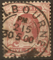 VICTORIA 1899 5d Red-brown QV SG 364 U #UJ54 - Gebraucht