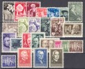 BELGIE 1955 Xx VOLLEDIG JAAR / L'ANNEE COMPLETE COB . 961/985 - 25 W/V    COTE: 137.50 EURO - Full Years