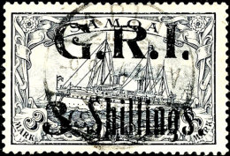 3 Shillings Auf 3 Mark Tadellos Gestempelt, Gepr. Bothe BPP Und Hoffmann-Giesecke, Mi. 1800,-, Katalog: 12 O3... - Samoa