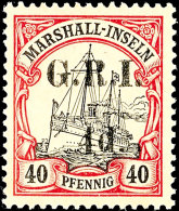 4 D Auf 40 Pf. Tadellos Postfrisch, Mi. 250,-, Katalog: 7I **4 D On 40 Pf. In Perfect Condition Mint Never... - Marshall