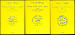 Haberer/Sieger, Deutsche Luftpost 1955/1985 (B. 8/10) Neu  Haberer / Victor, German Airmail 1955 / 1985 (B. 8 /... - Autres & Non Classés