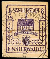 8+7 Pf. Blauviolett, Tadellos Gestempelt, Gepr. Zierer BPP, Mi. 200.-, Katalog: 5b O8 7 Pf. Blue-violet, Neat... - Finsterwalde