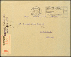 BP Paris (?): 1942, R-Dienstbrief Aus DIJON 15.9." Mit Violettem L2 "Prüfstelle III Des OKH Außenstelle... - Autres & Non Classés