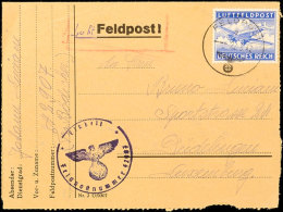 1942, Luxemburger In Der Wehrmacht, Luftpost-Faltbrief Mit Normstempel "g 22.5.42" Und Briefstempel Nach... - Autres & Non Classés