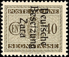 40 C In Seltener Aufdrucktype III Tadellos Postfrisch, Gepr. Brunel BPP, Mi. 240.-, Katalog: 6III **40 C In... - Autres & Non Classés