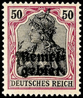 50 Pf. Auf Y-Papier Tadellos Postfrisch Doppelt Gepr. Dr. Petersen BPP, Mi. 500.-, Katalog: 7y **50 Pf. On... - Memel (Klaïpeda) 1923