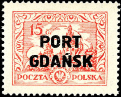 15 Gr. Freimarke, Tadellos Postfrisch, Gepr. Kalinowski, Mi. 130.-, Katalog: 17 **15 Gr. Postal Stamp, In... - Autres & Non Classés