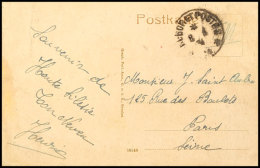 1921, "TRESOR ET POSTES...8.6.21", Recht Klar Auf Feldpost-AK "Oppeln" Mit Grußtext Nach Paris, Etwas Fleckig... - Autres & Non Classés