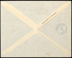 "BURGHT 18 IV 1917", Klarer Blauer Ankunftstempel Rückseitig Auf Zensurbrief 15 C. (leicht Bügig) Aus... - Autres & Non Classés