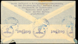1941, Frankierter Luftpostbrief Aus MARTIN CARCIA 16.AGO. Mit Rückseitiger Absenderangabe Eines... - Autres & Non Classés