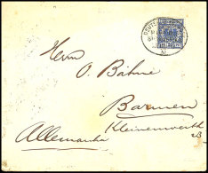 1893, DSP LINIE HAMBURG-SÜDAMERIKA XI 16.10. (D. Parguassu), Etwas Undeutlich Auf Brief Mit 20 Pfg Krone/Adler... - Autres & Non Classés