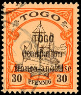 30 Pf. Tadellos Gestempelt, Mi. 130.-, Katalog: 5 O30 Pf. Neat Cancelled, Michel 130., Catalogue: 5 O - Togo