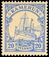 20 Pf. Blau Tadellos Postfrisch, Mi. 75,-, Katalog: 10 **20 Pf. Blue In Perfect Condition Mint Never Hinged,... - Cameroun