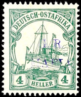 4 Heller Tadellos Postfrisch, Gepr. Hoffmann-Giesecke, Mi. 1.000.-, Katalog: 2b **4 Heller In Perfect Condition... - Afrique Orientale