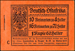 Markenheftchen 3, H-Blatt-Ränder Durchgezähnt, Postfrisch Mi. 380,-, Katalog: 3A **Stamp Booklet 3, H... - Afrique Orientale