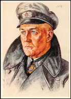 1939, Männer Der Westfront, "Ein Regimentskomandeur, VDA Colorkarte, Nr. P1.R6.Nr.2, Tadellos Ungebraucht ... - Autres & Non Classés