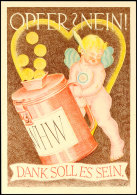 1939, WHW-Opferkarte, Color, Frankiert, Pass. SST München 15.1.1939, Tadellos  BF1939, WHW Card Of Victim,... - Autres & Non Classés
