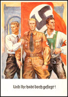 1938, Heldengedenktag, Offizielle Colorkarte Mit SST MÜNCHEN  BF1938, Heros Commemorative Day, Officially... - Autres & Non Classés