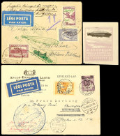 1931, Ungarnfahr, Karte Von Der Rundfahrt Und Brief Von Der Rückfahrt Sowie Ungarische Vignette (300+),... - Autres & Non Classés