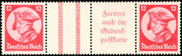 Friedrich Der Große, Postfrisch, Komplette Prachtgarnitur Aller 10 Kombinationen, S 102, S 103 Und W45  *,... - Autres & Non Classés