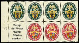 Heftchenblatt 65 *, 2 Werte Dünn, Mi. 360.-, Katalog: HBl.65B *Stamp Booklet Pane 65 *, 2 Values Thin,... - Autres & Non Classés