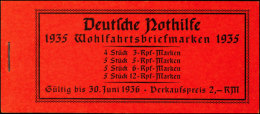 1935 Trachten, Klammer 15 Mm, Hsl. Nr. 103 Mit Passerstrich Oben, Postfrisch, Luxus, Mi. 180,-, Katalog: MH41.2... - Carnets