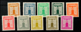 1938, Parteidienstmarken Tadellos Postfrisch, Bis Auf Den 1 Pfg Wert Kompletter Satz, Katalog: 145/54 **1938,... - Autres & Non Classés