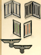 Kleine Sammlung Von 6x Kragenspiegel Dabei Z.B. Offizier Infanterie Oder Offizier Grenadiere Und 2x Brustadler,... - Non Classés