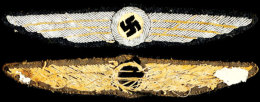 DLV-Flugzeugführerabzeichen, Länge Ca. 11,7 Cm, Zustand II.  IIDLV Pilot Badge, Length Approximate... - Non Classés