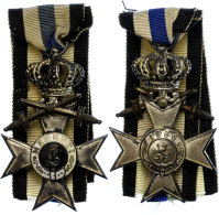 BAYERN, Militärverdienstkreuz, 2. Klasse, Mit Krone Und Schwertern, Emailliert, Am Band, Zustand III.,... - Non Classés