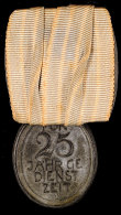 Bayern, Feuerwehr-Ehrenzeichen, Medaille Für 25 Jahre Dienstzeit An Einzelspange.  IIIBavaria,... - Non Classés