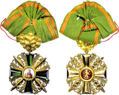 Baden, Orden Vom Zähringer Löwen - Ritterkreuz 1. Klasse Mit Eichenlaub Und Schwertern. Ordenskreuz... - Non Classés