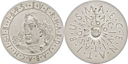 Köln, Versilberte Bronzemedaille (Dm. Ca. 80,10mm, Ca. 107,24g), O.J., Von H. K. Burgeff. Av: Büste... - Autres & Non Classés