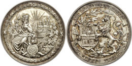Speyer, Silbermedaille (Dm. Ca. 39,20mm, Ca. 27,08g), 1892, Auf Das XIII. Verbandsschiessen. Av: Löwe Mit... - Autres & Non Classés