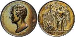 Preussen, Friedrich Wilhelm III., Silbermedaille (Dm. Ca. 50,50mm, Ca. 57,89g), 1834, Von F. König, Auf Das... - Autres & Non Classés