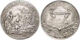 Sachsen, Johann Georg I., Silbermedaille (Dm. Ca. 50,10mm, Ca. 33,57g), 1631, Von S. Dadler, Auf Den Konvent Zu... - Autres & Non Classés
