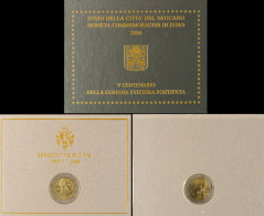2 Euro, 2006, Benedikt XVI., Schweizer Garde, Im Silber/grauen Ausgabefolder, St.  St2 Euro, 2006, Benedict... - Vatican
