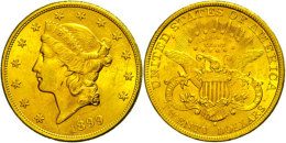 20 Dollars, Gold, 1899, Liberty Head, San Francisco, Fb.177, Rf., Vz.  Vz20 Dollars, Gold, 1899, Freedom Head,... - Autres & Non Classés