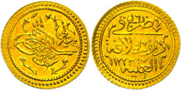 Surre Altin, (1,55g), 1808-1839, (1223/15 AH), Mohammed II., KM 621, Vz-st.  Vz-stBuzz Altin, (1, 55g),... - Turquie