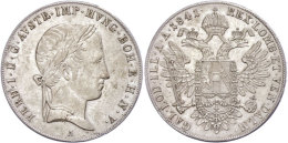 Taler, 1841, Ferdinand I., Wien, J. 246, Vz.  StThaler, 1841, Ferdinand I., Vienna, J. 246, Extremley Fine  St - Autriche