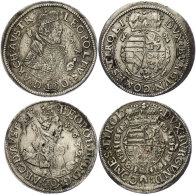 10 Kreuzer, 1626 Und 1632, Leopold, Hall, 2 Stück Verschiedene Variationen, S-ss (gereinigt), KM 589.1 Und... - Autriche